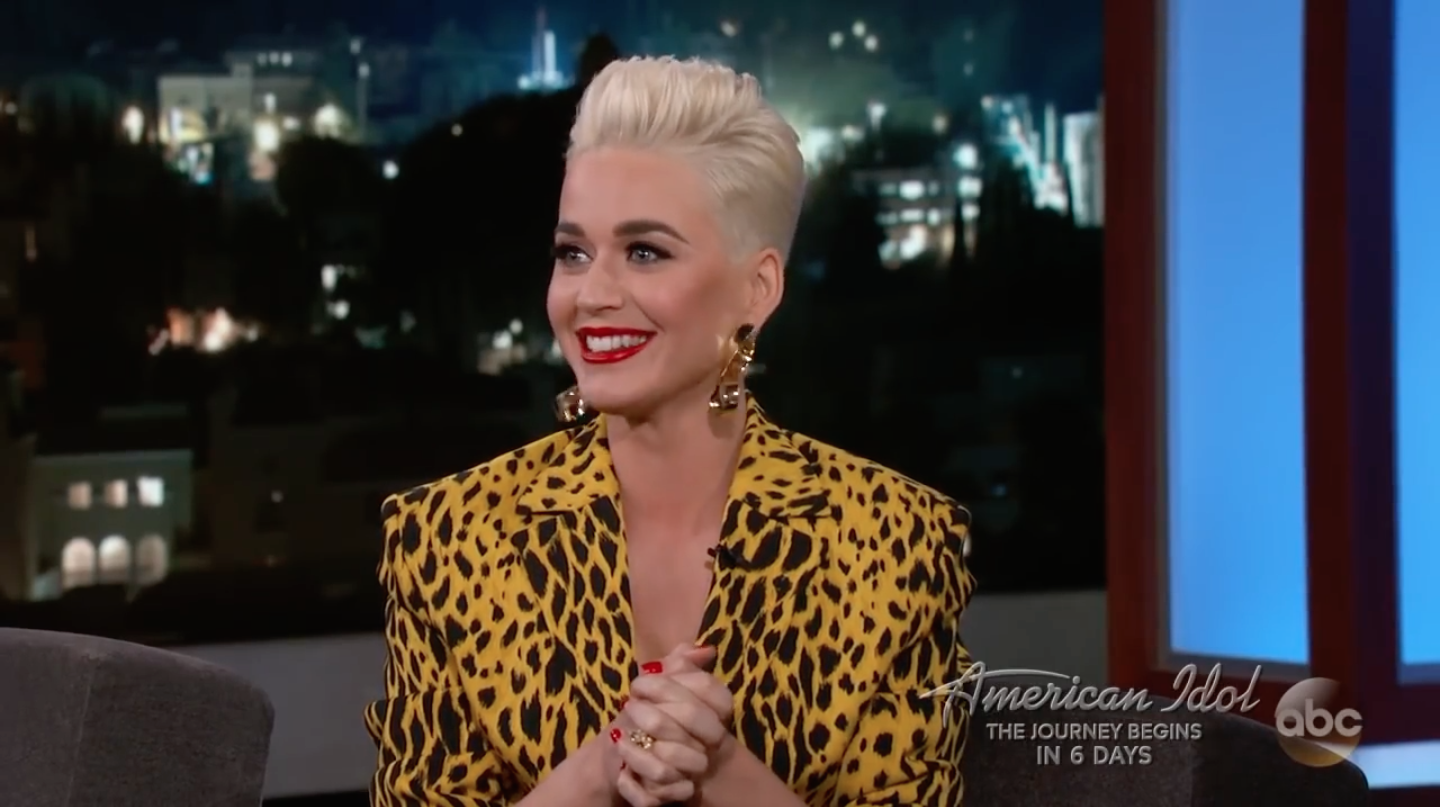 Katy Perry On Jimmy Kimmel Live. - KatyCats.com - Home of the KatyCats!